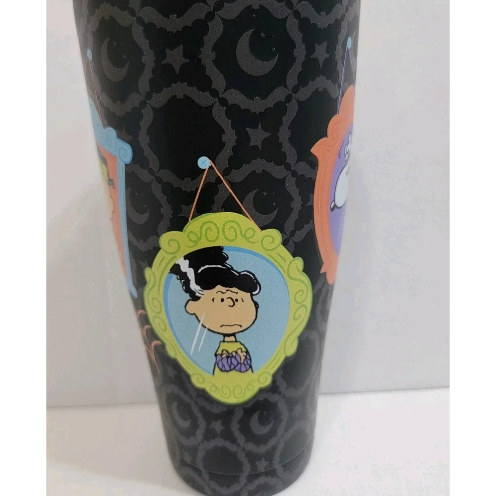 NEW! Peanuts Halloween Snoopy &‎ The Gang Boo Friends Frames 20oz Steel Tumbler